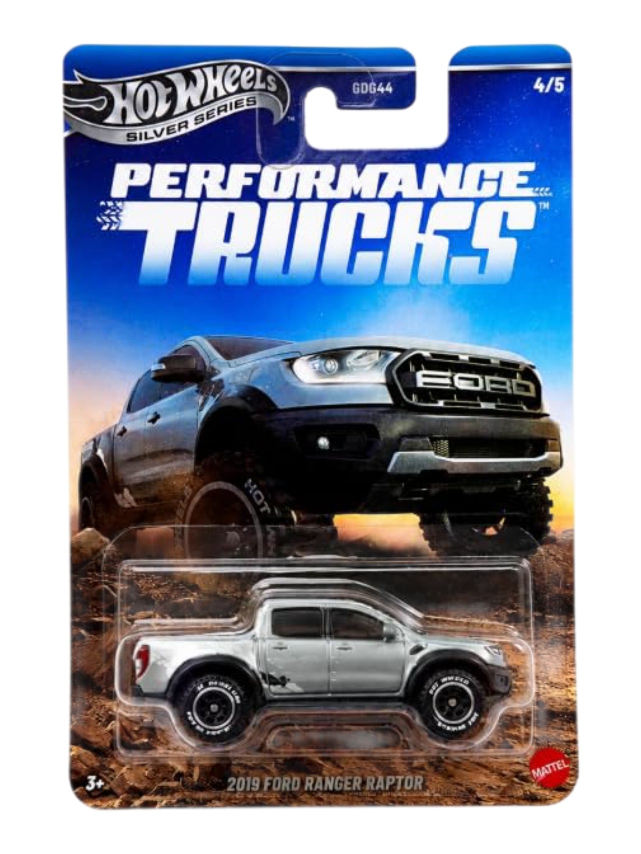 HotWheels Silver Series Performance Trucks Set Of 5 Imported Card Art 1:64 Scale
