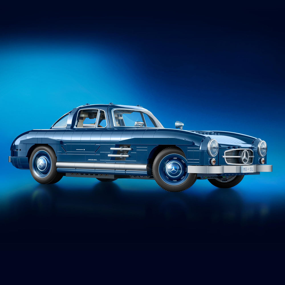 Mattel Brick Shop HotWheels Mercedes-Benz 300 SL Building Set 1:12 Scale