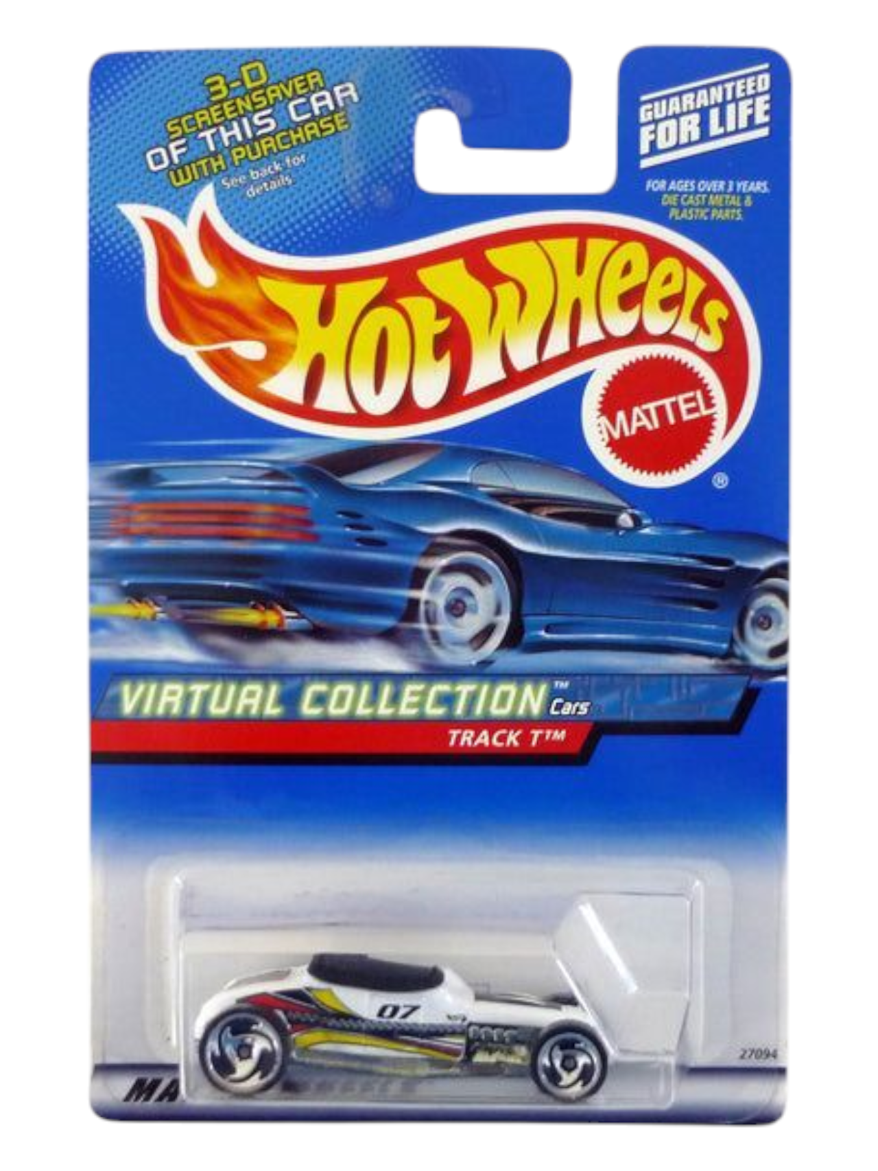 HotWheels Virtual Collection Track T Imported Mainline 1:64 Scale (Blister Damaged)