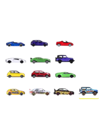 Majorette Graffiti 9 vehicles/ 4 vehicles premium car 1:64 Scale 8504106000