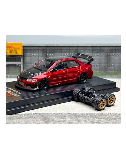 CM Model Mitsubishi Lancer Evolution IX Premium Diecast 1:64 Scale (With Acrylic Case)