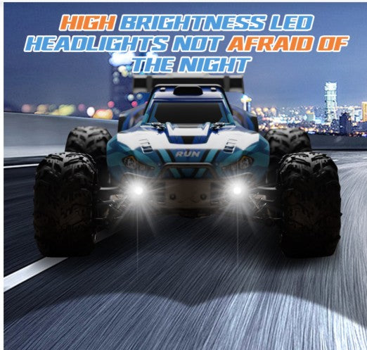 GALLOPISH Storm 1:16 Scale 2.4G RC Off-Road Monster Truck – High Speed Remote Control Car with LED Lights Speed 40 Km/h