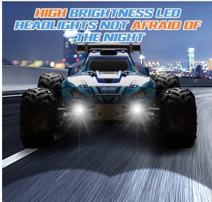 GALLOPISH Storm 1:16 Scale 2.4G RC Off-Road Monster Truck – High Speed Remote Control Car with LED Lights Speed 40 Km/h