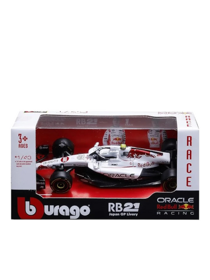 Bburago oracle red bull racing rb21 japan gp livery 22 yuki tsunoda 1:43 Scale Bburago-18-38233