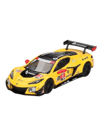 Mini GT Chevrolet Corvette Z06 GT3.R #3 (2024 IMSA Daytona 24 Hrs Corvette Racing by Pratt Miller Motorsports)1:64 Scale