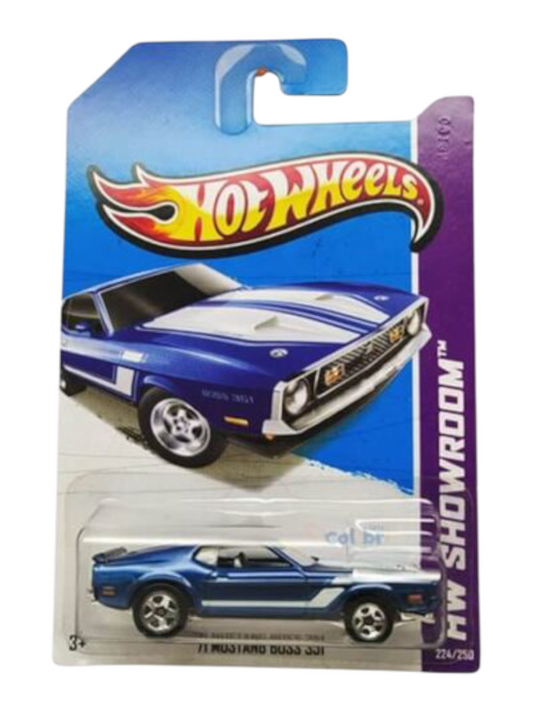 HotWheels 71 Mustang Boss 351 Imported Mainline 1:64 Scale (BlisterDamage)