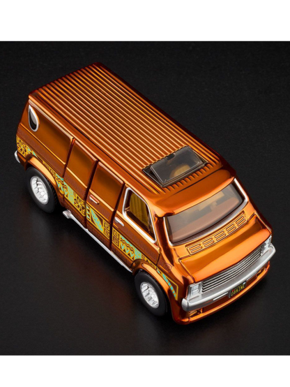HotWheels 70s Dodge Tradesman Van RLC 1:64 Scale (With Acrylic Case)