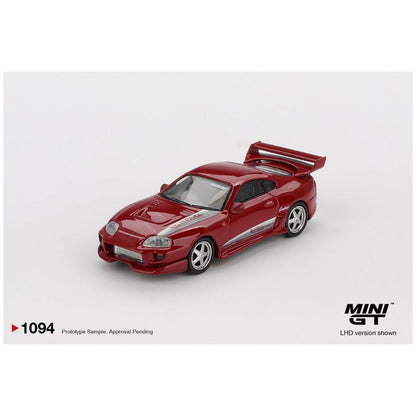 Mini GT Toyota supra Veilside Combat V-I Red ( Code - 1094 ) Imported 1:64 Scale