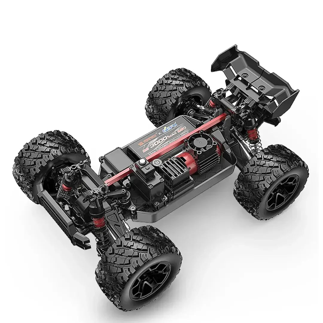 MJX Hyper Go Radio Control 4WD High-speed Off-road Truck (PC Body x2) RC item No.14207  1:14 Scale  to reach a top speed of around 53 km/h (33 mph)