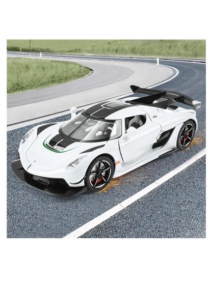 XQT Koenigsegg Jesko Alloy Car Simulation Die-Cast Model 1:22 Scale