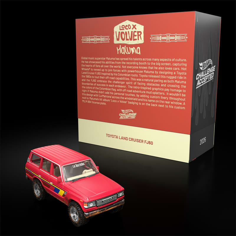 PRE-ORDER HotWheels RLC x Maluma x Toyota Land Cruiser FJ60 Diecast Matel 1:64 Scale ( Eta-April 2027 )