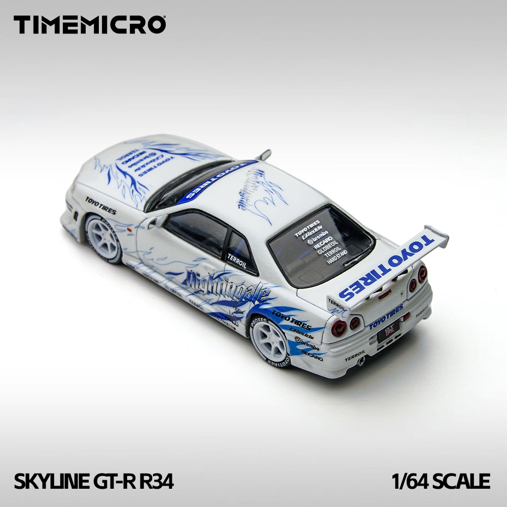 Timemicro Skyline GT-R R34 1:64 Scale