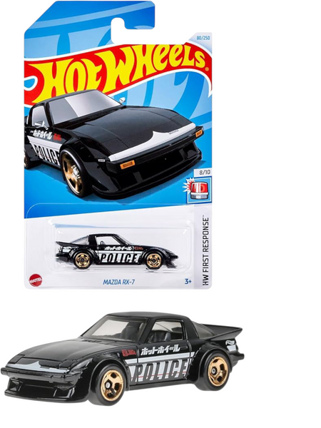 HOT WORKS RACING Mazda RX-7 ミニカー HotWheels Mazda RX-7 Imported Mainline 1:64 Scale HTD54-N7C5 – Toy