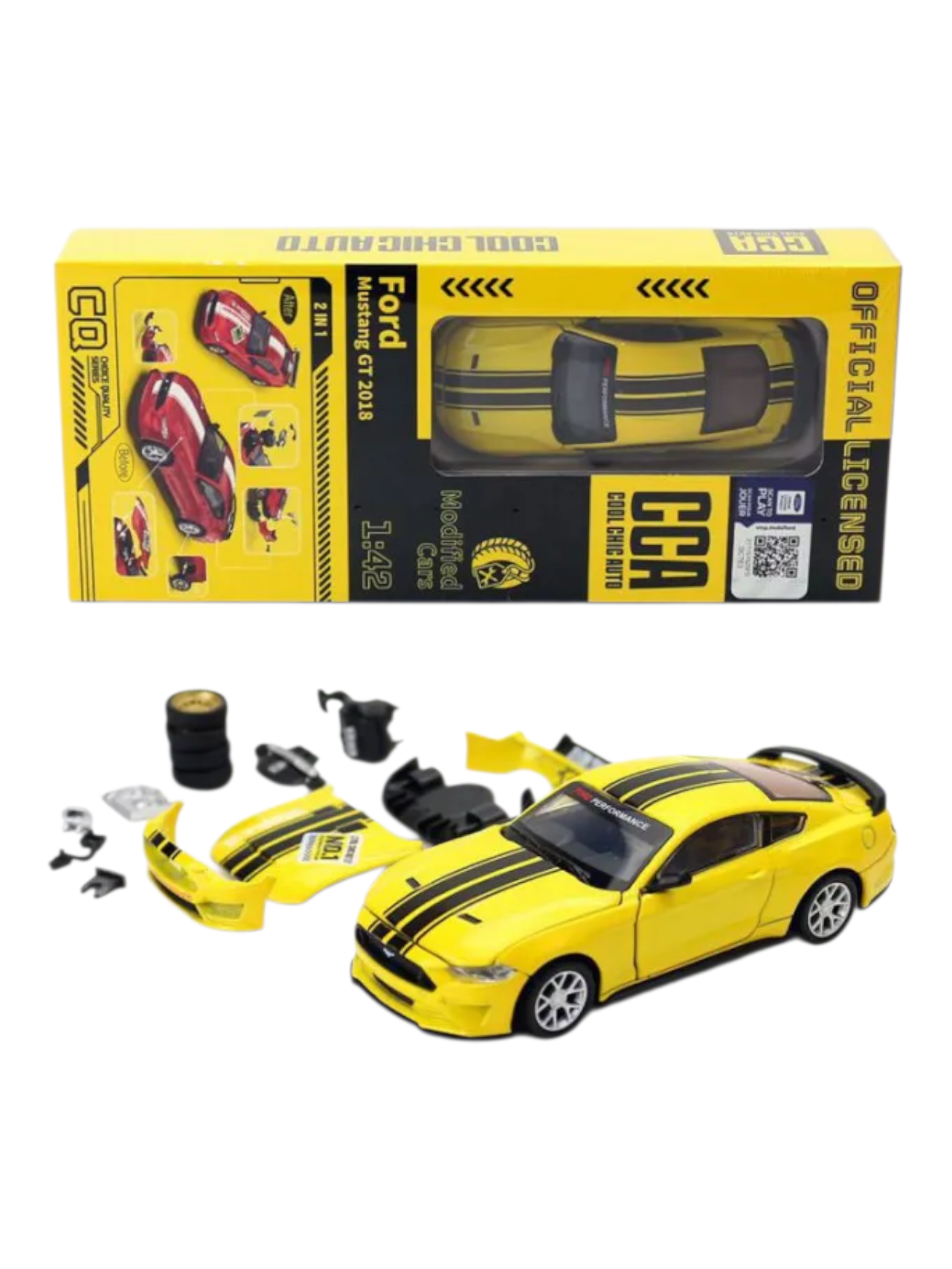 CCA Choice Quality Series Ford Mustang GT 2018 Car Tuning 1:42 Scale