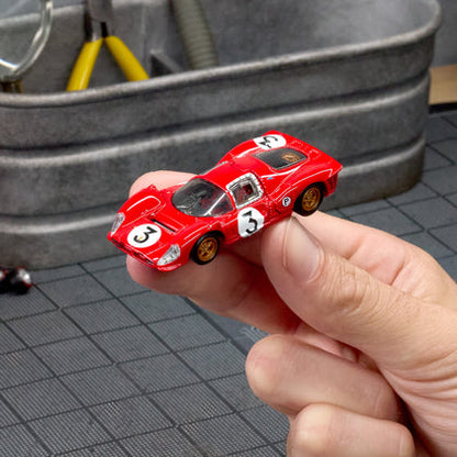 Hotwheels elite 64 1967 ferrari 330 p4 imported premium rlc 1:64 Scale (with protector)JCP47