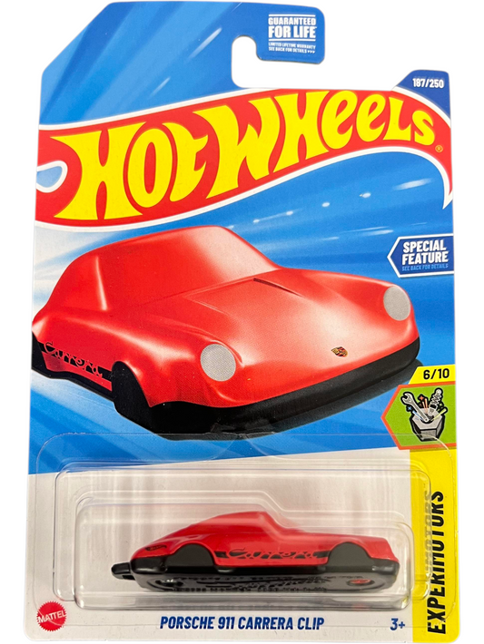 Hotwheels Porsche 911 Carrera Clip Imported Mainline 1:64 Scale JBB12-N7C5