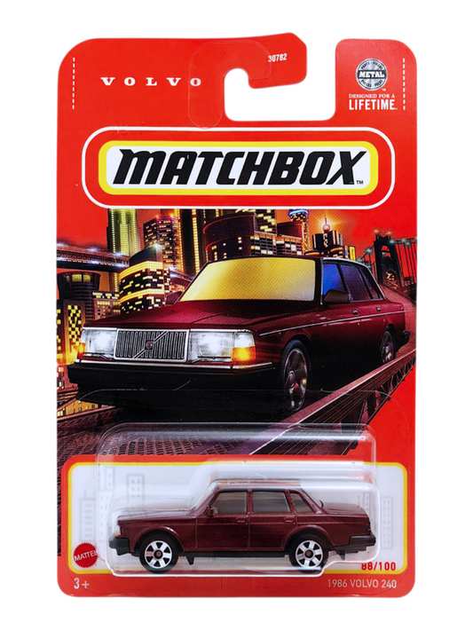 Matchbox 1986 Volvo 240 Imported Mainline 1:64 Scale