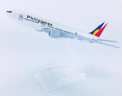 Aircraft Model Philippine BOEING 777 Passenger Aircraft Plane Airplane Diecast Model ( code 144 ) 16cm