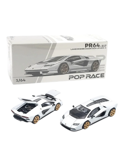 Pop Race pr64-117 Lamborghini countach LPI 800-4 1:64 Scale
