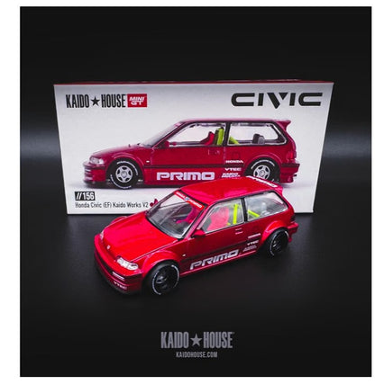 Mini GT Kaido House Honda Civic (EF) Kaido Works V2 (Code,156) 1:64 Scale
