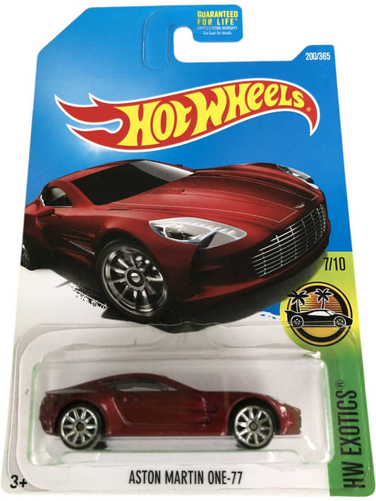 HotWheels ASTON MARTIN ONE-77 Imported Mainline 1:64 Scale DVB10-D7B3