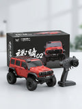 No.MN-300 RC 1:12 Scale 4WD RTR RC Rock Crawler – Off-Road Hobby Grade Truck Realistic LED Lighting System Battery: 7.4V Rechargeable Lithium Battery Remote Control Truck
