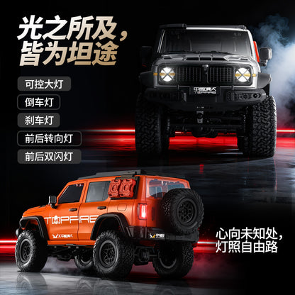 No.MN-300 RC 1:12 Scale 4WD RTR RC Rock Crawler – Off-Road Hobby Grade Truck Realistic LED Lighting System Battery: 7.4V Rechargeable Lithium Battery Remote Control Truck