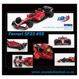 BBR Ferrari SF-23 55 C Sainz 2023 Monaco GP ( code- BBRFER64023 ) Imported 1:64 Scale BBR Mini GT