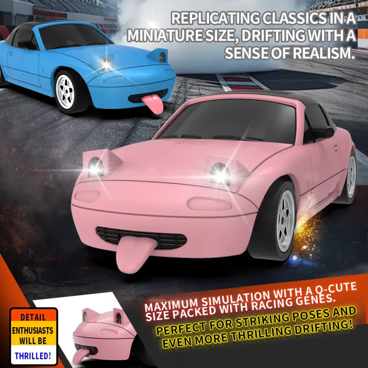 Gallop Drift Rear wheel Drive Racing Remote Control Rc Car 2×1.5V Battery Fully Professional Synchronisation Control System 1:18 Scale