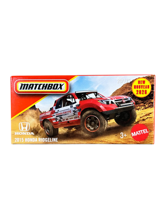 Matchbox Power Grabs - 2015 Honda Ridgeline - 1:64 Scale no-20