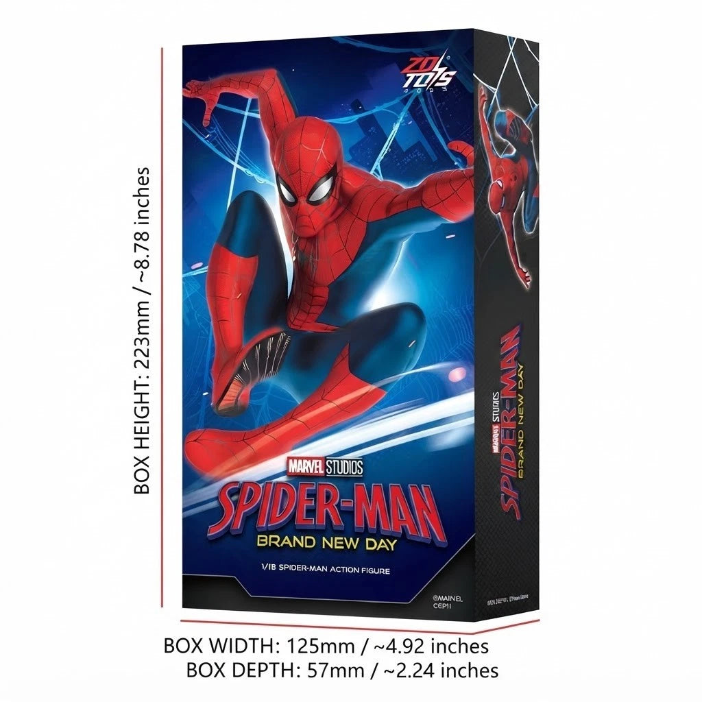 ZD Toys  Marvel Studios Spider-Man: Brand New Day – 1/10 Scale Spider-Man Action Figure 7Inch  Code-1970-01