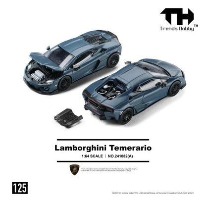 Trends Hobby Lamborghini Temerario Diecast Model No.125 1:64 Scale
