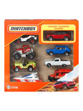 Matchbox 1:64 8-Pack Diecast Cars Set – Includes Exclusive 2024 Ford Explorer BEV Rapid Red Metallic