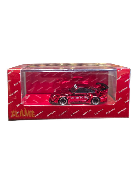 Flame Supreme Porsche RWB 993 Diecast Model 1:64 Scale