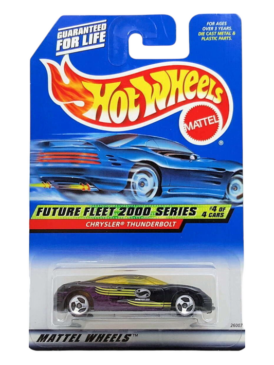 HotWheels Future Fleet 2000 Series Chrysler Thunderbolt Imported Mainline 1:64 Scale