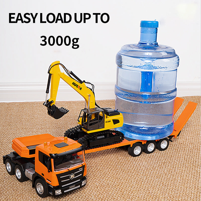 HUINA R/C Engineering Vehicle 9-Function RC Construction Truck & Excavator | Premium 1:18 Scale Model 1319