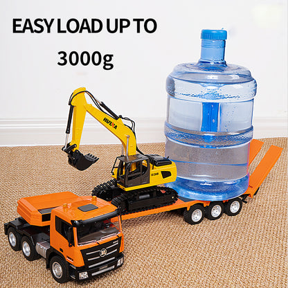 HUINA R/C Engineering Vehicle 9-Function RC Construction Truck & Excavator | Premium 1:18 Scale Model 1319