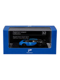 Postercars 'Bugatti Chiron Supersport 1:64 Scale/ French Racing Blue (No.32)