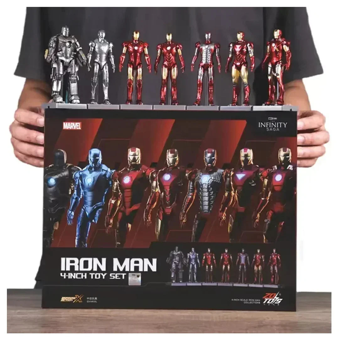 ZD Toys Marvel Studios The Infinity Saga 'Iron Man 4-inch Toy Set (code 1923) Action Figures
