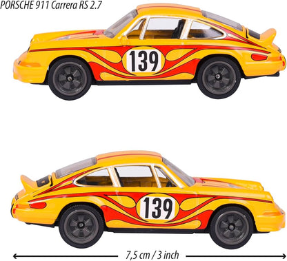 Majorette porsche 911 carrera rs 2.7 premium car 1:64 Scale 8502101001