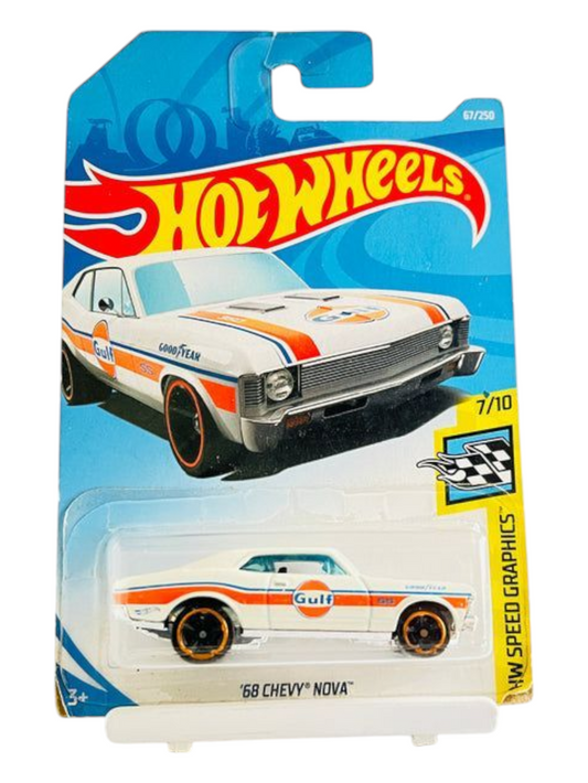 HotWheels 68 Chevy Nova Imported Mainline 1:64 Scale