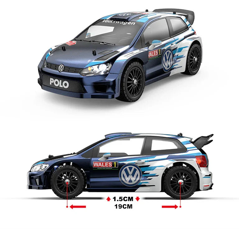 MJX RC 14304 Volkswagen Polo R WRC 2015 HYPER Go 1:14 Scale Radio