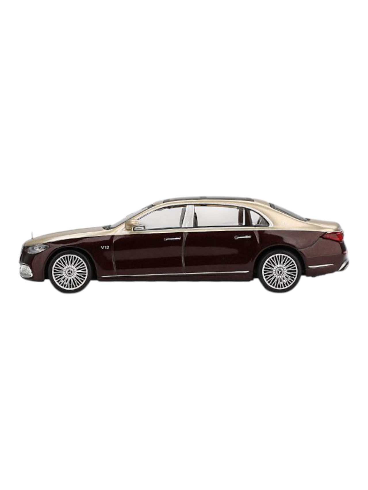Mini GT Mercedes-Maybach S 680 (Gold/Dark Red Metallic) Code-962 1:64 Scale