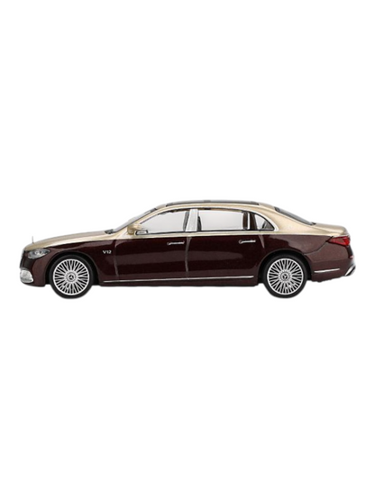Mini GT Mercedes-Maybach S 680 (Gold/Dark Red Metallic) Code-962 1:64 Scale