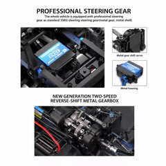 MJX Hyper Go H18P 1:18 Ford Bronco R Brushless 4WD RC remote control playbackRock Crawler