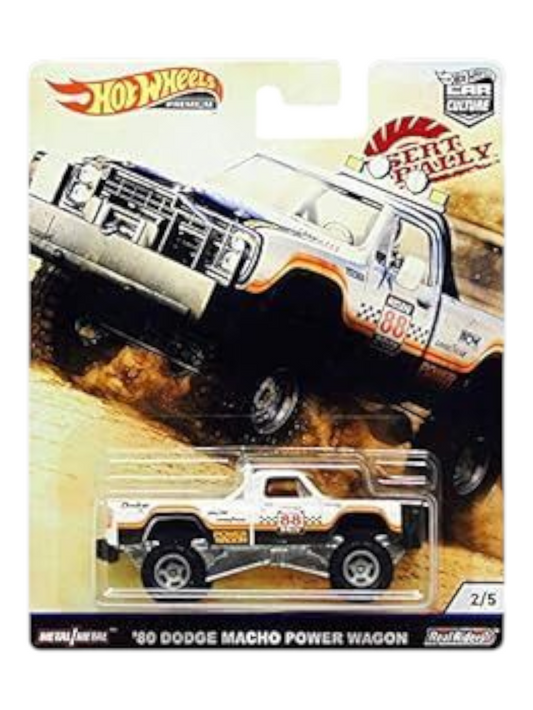 HotWheels 80 Dodge Macho Power Wagon Imported Premium 1:64 Scale