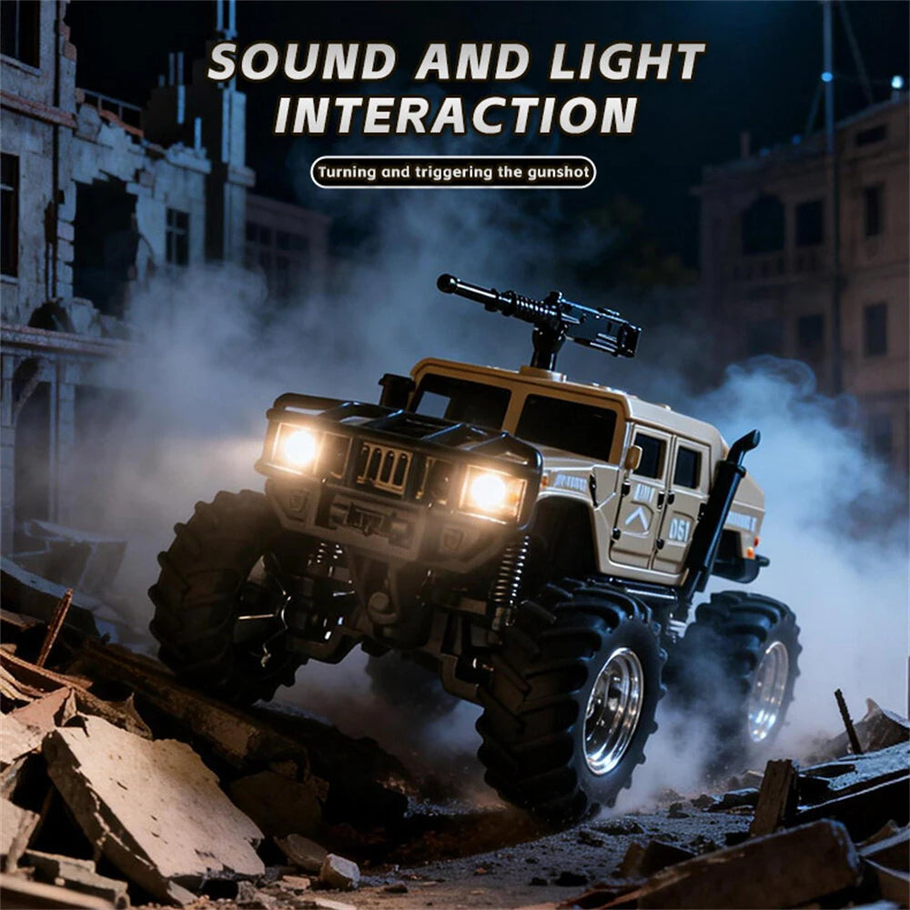 TRASPED Mini RC Crawler 1:64 Scale – Random Assortment | 2.4GHz Remote Control | LED Lights