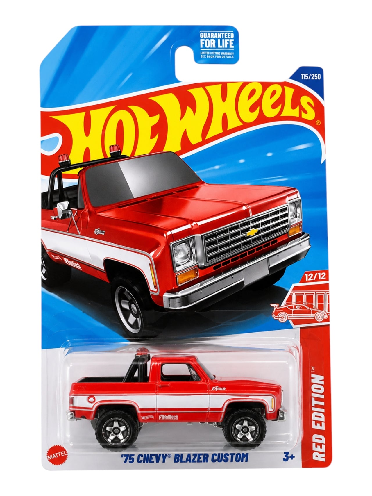 Hotwheels '75 Chevy Blazer Custom' (Red Edition) Imported Mainline 1:64 Scale