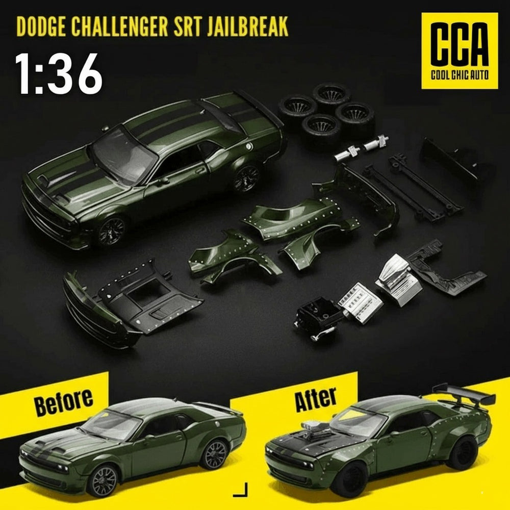 CCA Official Licensed 2022 Dodge Challenger SRT Jailbreak 1:36 Scale