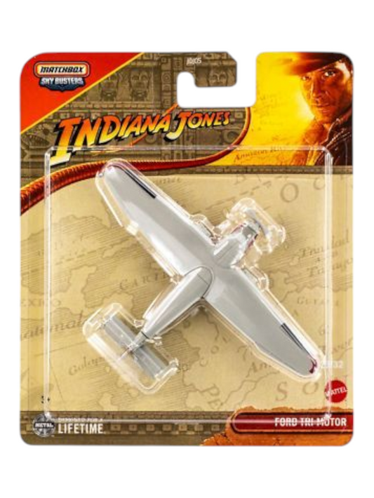 Matchbox Sky Busters Ford Tri-Motor Indiana Jones Airplane